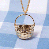 Picnic Basket Locket Pendant