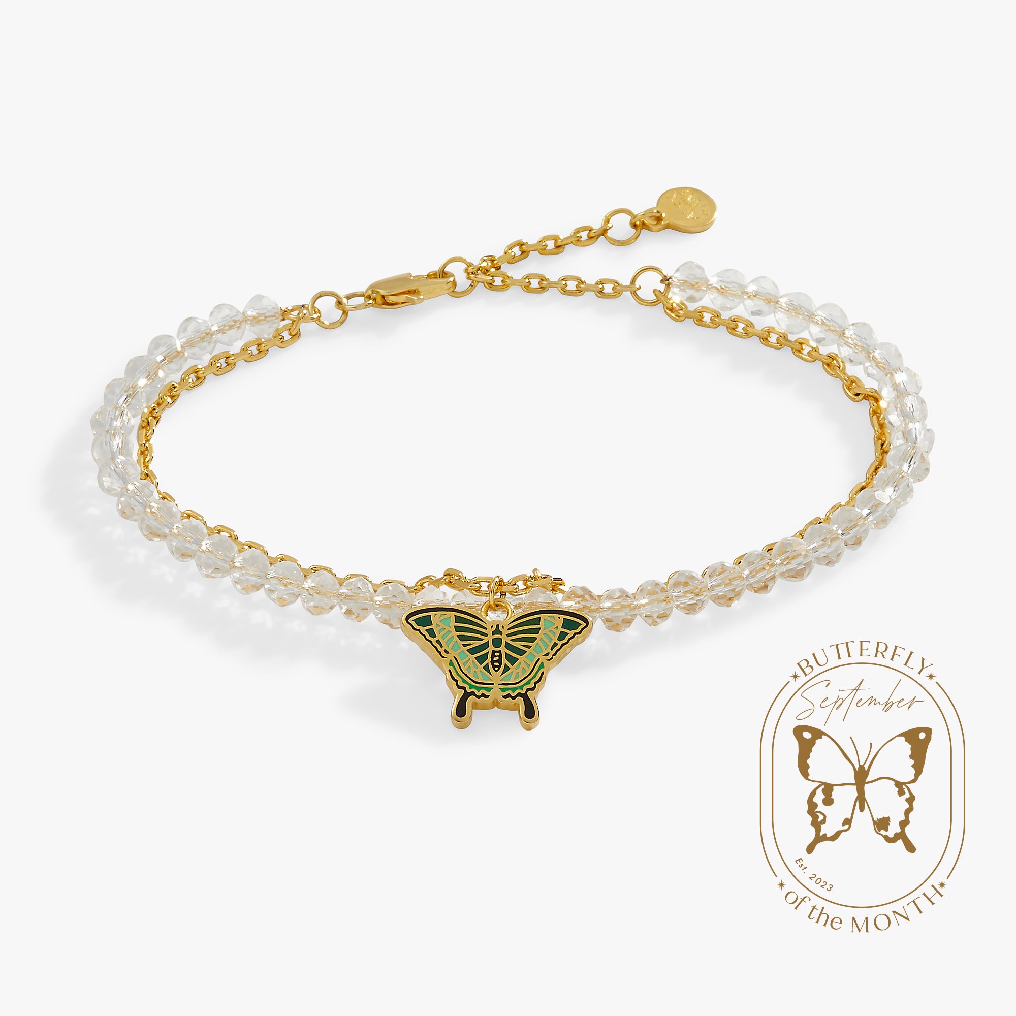 Emerald Swallowtail Butterfly Charm Bracelet – ALEX AND ANI