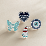 Positive Vibes Holiday Pin Set