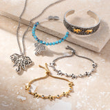 Elephant Crystal Bolo Bracelet