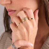 Evil Eye Stacking Ring Set of 3