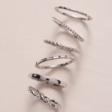 Baguette Stacking Ring Set of 3