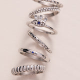 Evil Eye Stacking Ring Set of 3