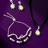 BEETLEJUICE™ Sandworm Pendant Adjustable Ribbon Choker Necklace