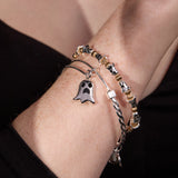 Ghost 'Only Here for the Boos' Textured Bangle