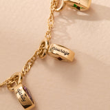 January 'Courage' Heart Birthstone Charm