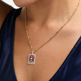 Tarot Card Reversible Spinner Pendant Necklace