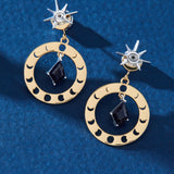 Moon Phase Statement Earring