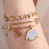 Hanukkah 'Let's get Lit" Ugly Sweater Bangle