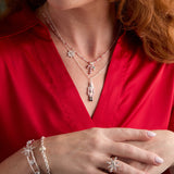 Nutcracker & Snowflake Pendant Necklace