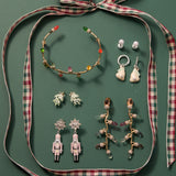 Mistletoe Earrings
