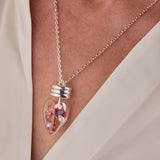 Christmas Light Bulb Shaker Necklace
