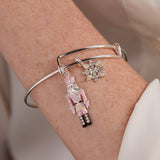 Nutcracker & Snowflake Charm Bangle