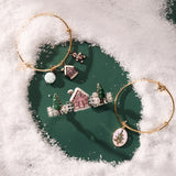 Pink Christmas Multi-Charm Bangle
