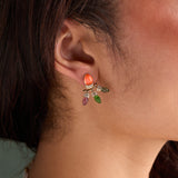 Christmas Light Bulb Jacket Earrings