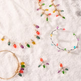 Christmas Light Bulb Charm Bangle