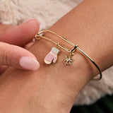 Snow Games Mitten Duo Charm Bangle