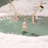Snow Games Multi Charm Necklace