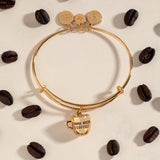 Mama Needs Coffee' Charm Bangle