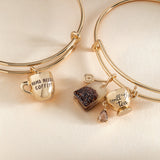 'Spill the Tea' Cup & Tea Bag Charm Bangle