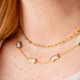 PEEPS® Pearlized Bunny Charm Necklace