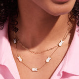 PEEPS® Pearlized Bunny Charm Necklace