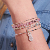 PEEPS® Crystal Bunny Bangle