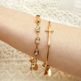 Cross Inline Bangle