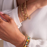 Fall Harvest Charm Stretch Bracelet