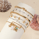 Anchor Beaded Bangle