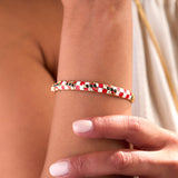 Picnic Blanket Hinge Bangle with Ants