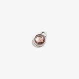 Light Amethyst Hoop Earring Charm