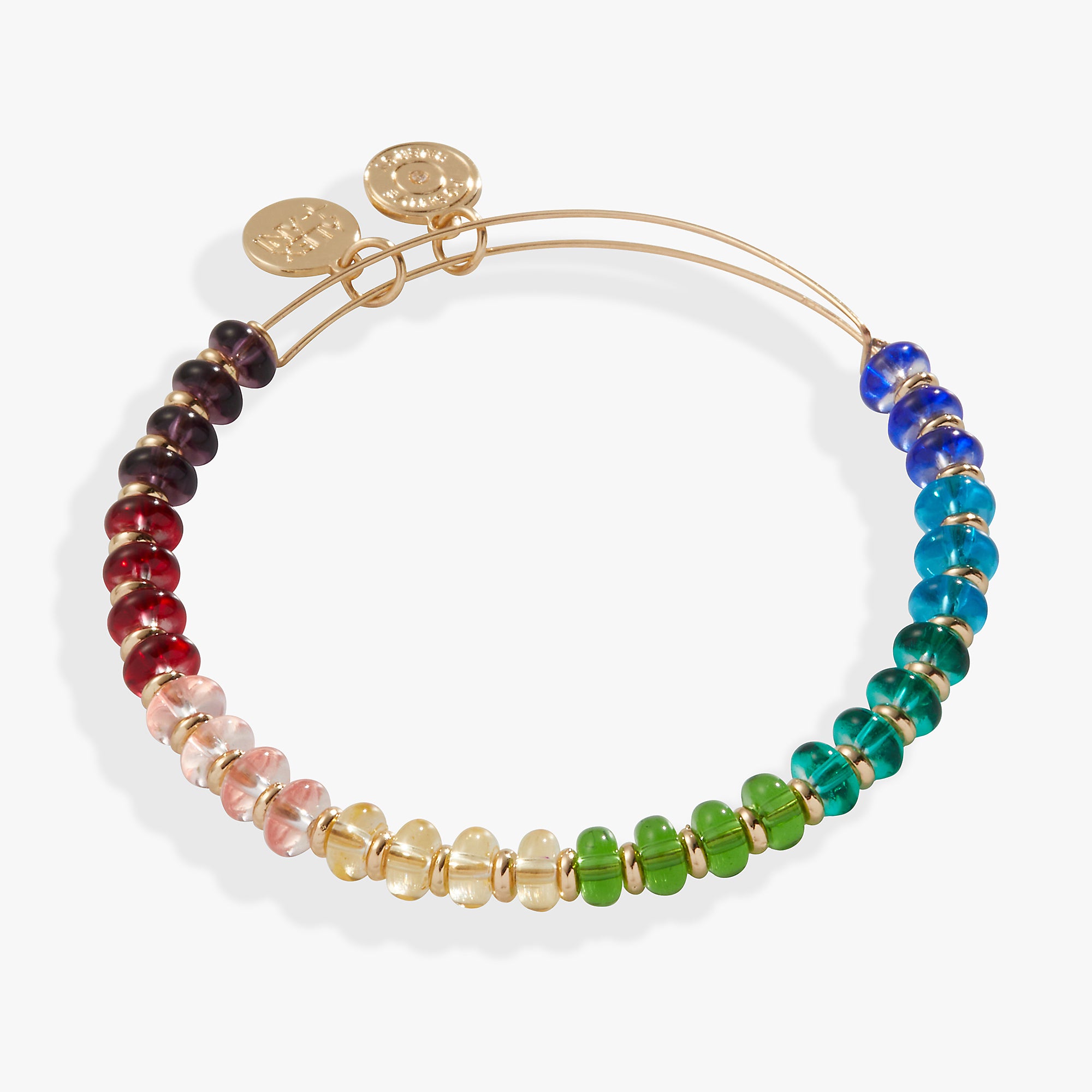 Rainbow Beaded Bangle – ALEX AND ANI