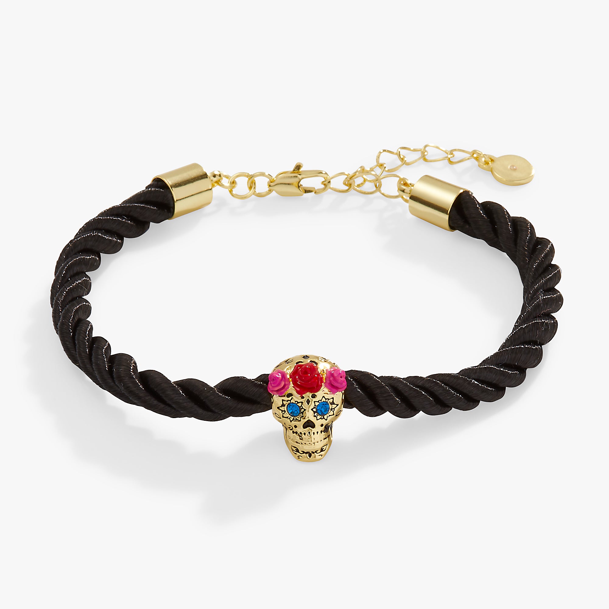 Calavera Sugar Skull Cord Bracelet – ALEX AND ANI