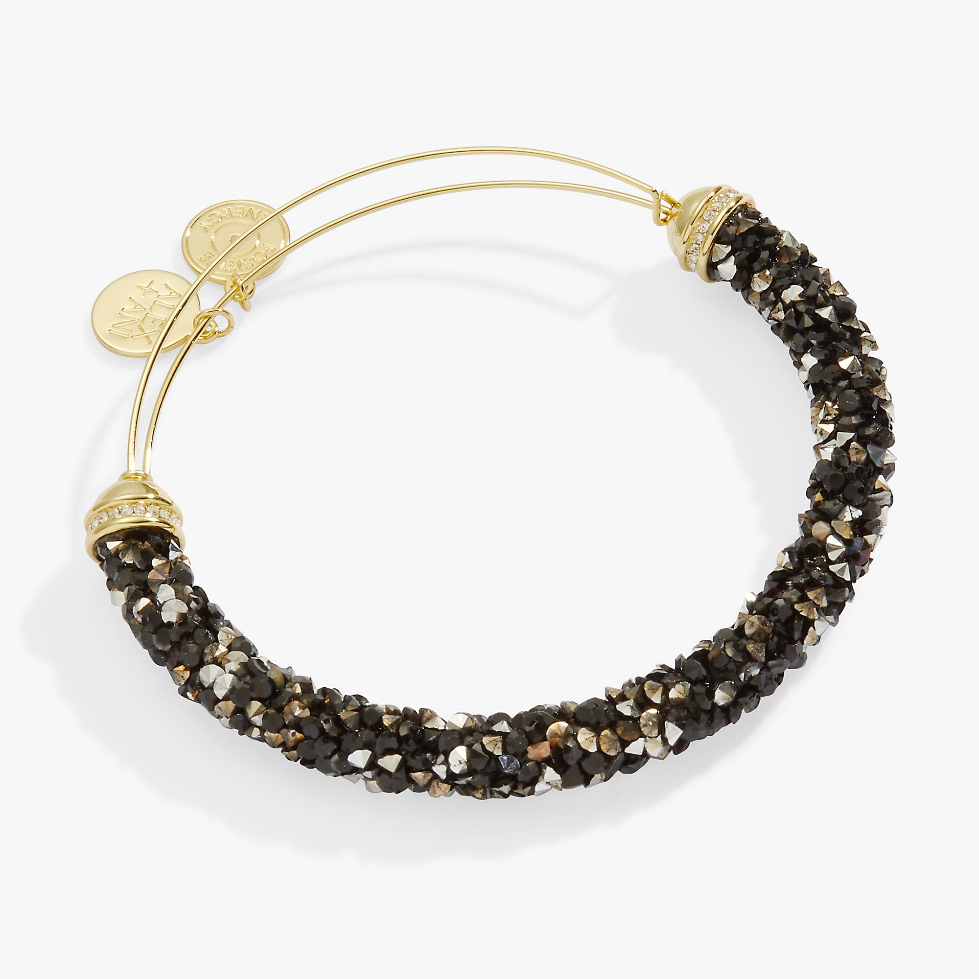 Crystal Crush Bangle, Black – ALEX AND ANI
