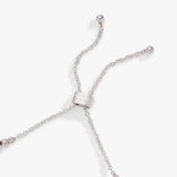 Crystal Snowflake Beaded Bolo Bracelet