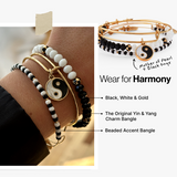 Mother of Pearl Yin Yang Bangles Set of 3