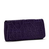 Gabriel Leather Continental Wallet, Amethyst