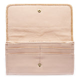 Genuine Tan Leather Continental Wallet