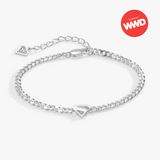 SUPERMAN™ Pave Logo Inline Bracelet