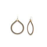 Wide Rope Drop Earrings