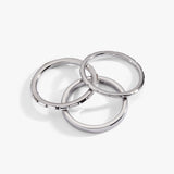 Baguette Stacking Ring Set of 3
