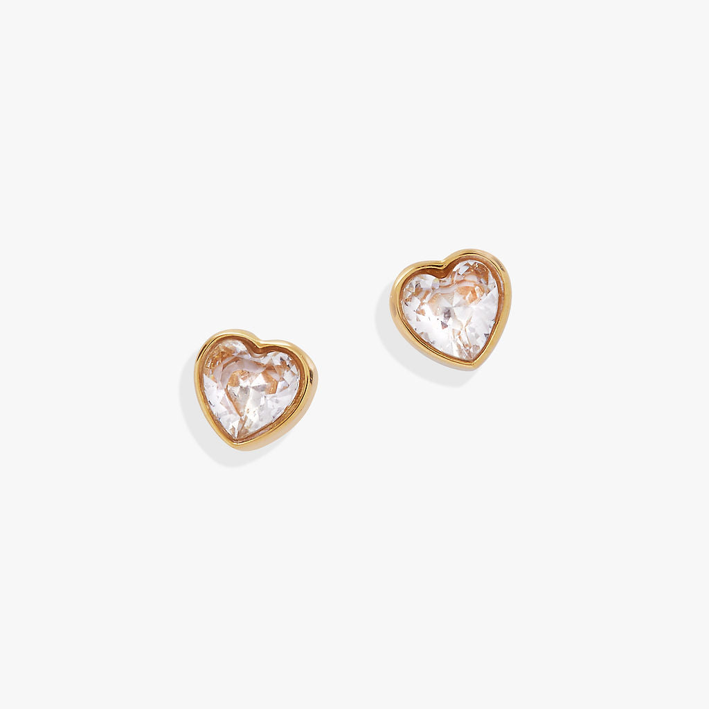 Crystal Heart Mini Stud Earrings Alex and Ani – ALEX AND ANI