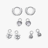 Love & Luck Mix & Match Charm Earring Set of 4