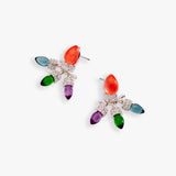 Christmas Light Bulb Jacket Earrings