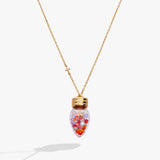 Christmas Light Bulb Shaker Necklace