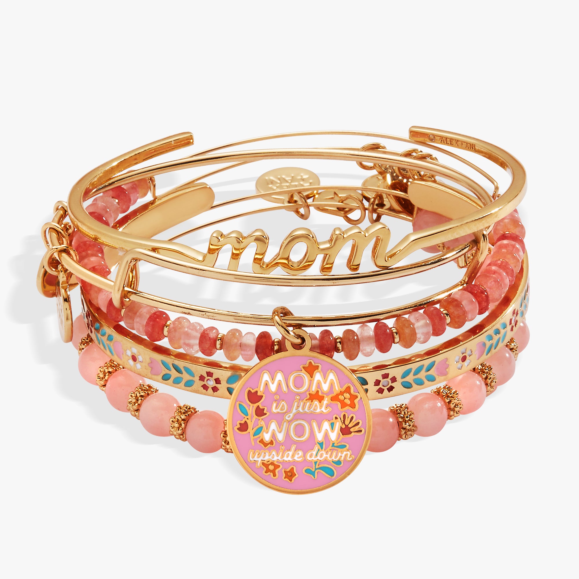 Helping Me Grow Alex And Ani Give Thanks Mother's Day Floral Set