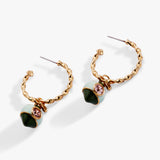 Ornament Hoop Earrings