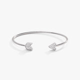 Pave Arrow Flex Cuff