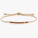 February Everyday Birthstone Pave Bolo Bracelet